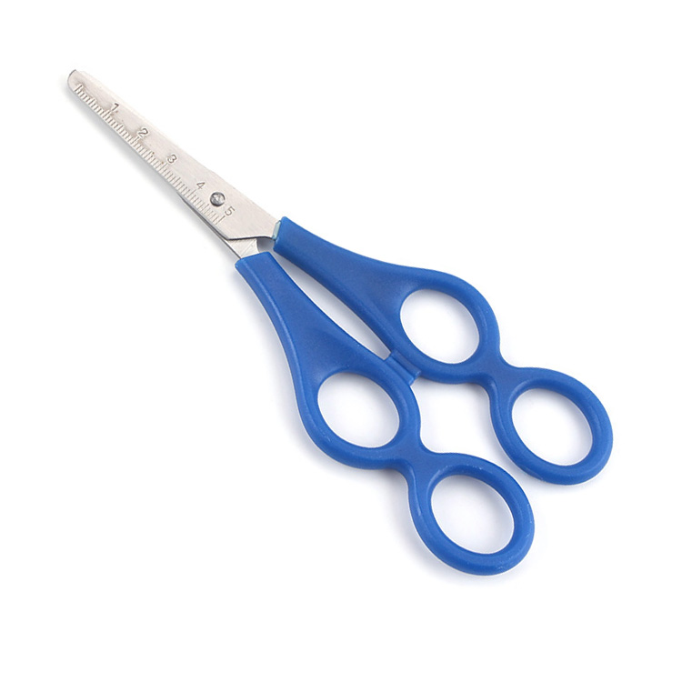 Four Holes Pre-school Training Kids Safety Stainless Steel Children Scissors