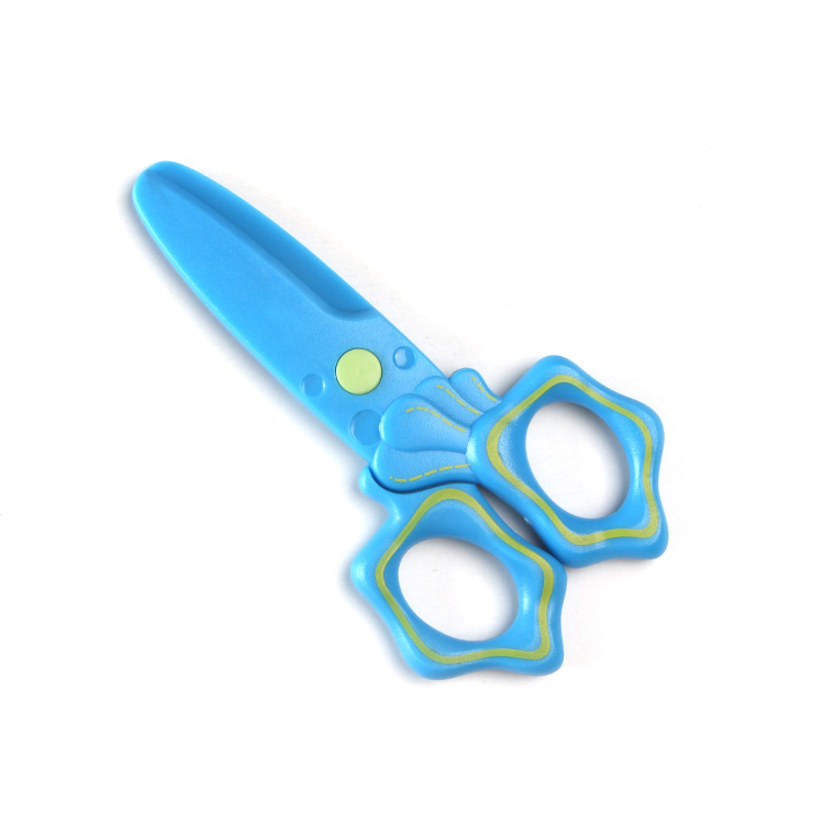 Safety Prevent Hand Injury DIY Photo Plastic Stationery Child Scissor