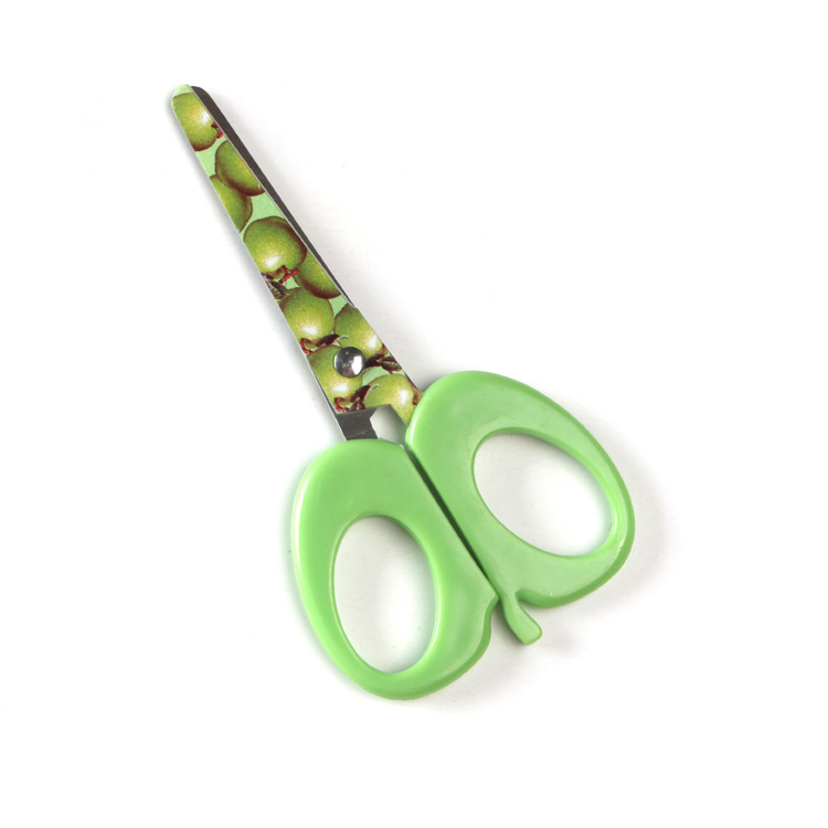High Quality Handheld Craft Floral Heat Transfer Printing Blade Printed Scissors